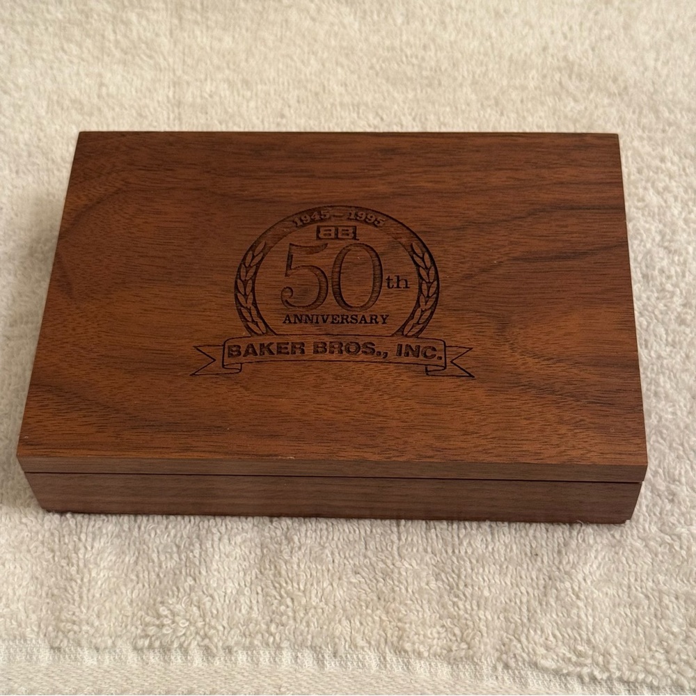 Baker Bros Inc. 50th Anniversary Playing Card Case Holder